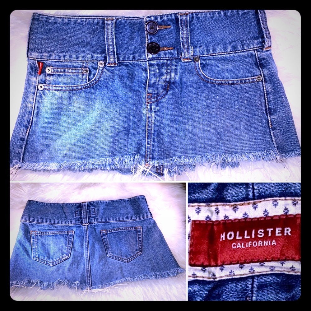 Charming Cut off Skirt | Hollister